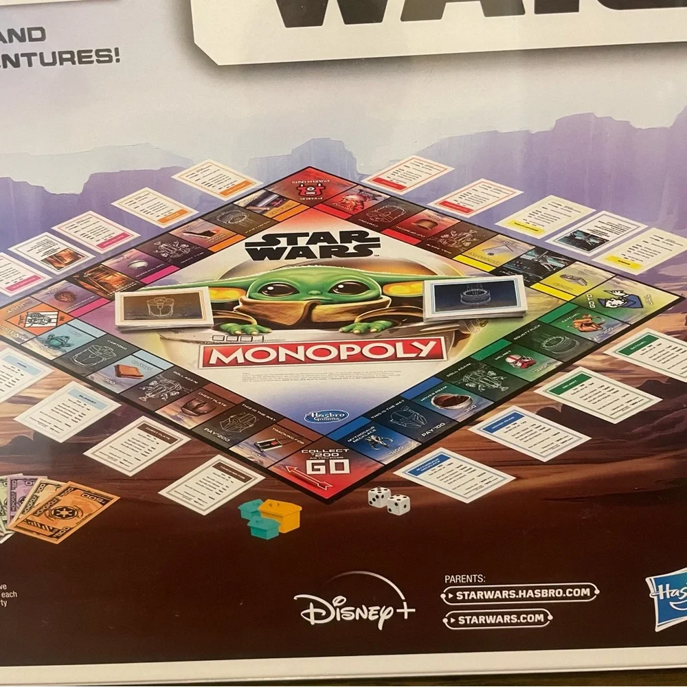 Hasbro Star Wars Monopoly Board Game New!